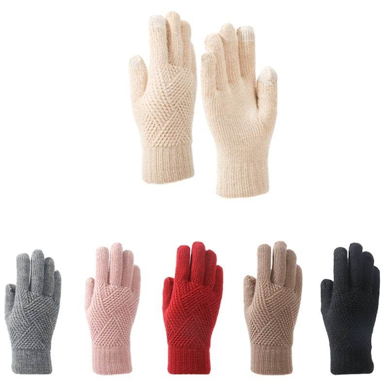 Women's Thermal Touch Screen Gloves - Double Layer, Windproof, Fleece-lined - Buy Center