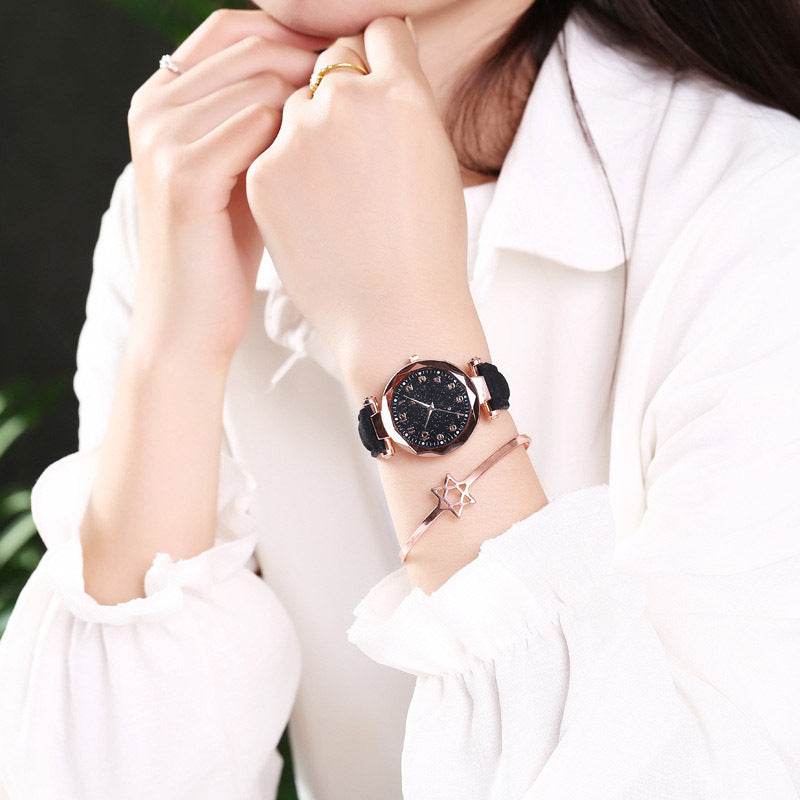 Center Trendy Women's Starry Sky Watch - Casual Bracelet Timepiece - Buy Center
