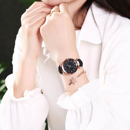 Center Trendy Women's Starry Sky Watch - Casual Bracelet Timepiece - Buy Center