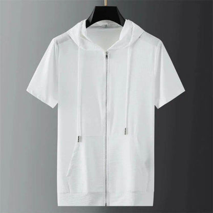 Men's Lightweight Short Sleeve Pajama Set - Stylish & Comfortable Two-Piece - Buy Center