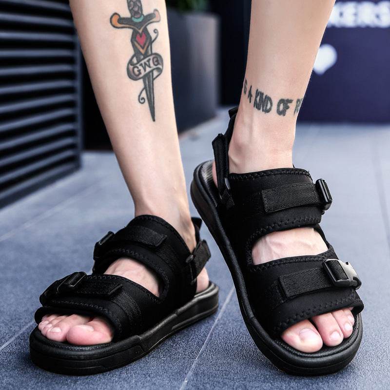 Stylish Two-Wear Men's Casual Slippers - Soft Bottom & Breathable Design - Buy Center