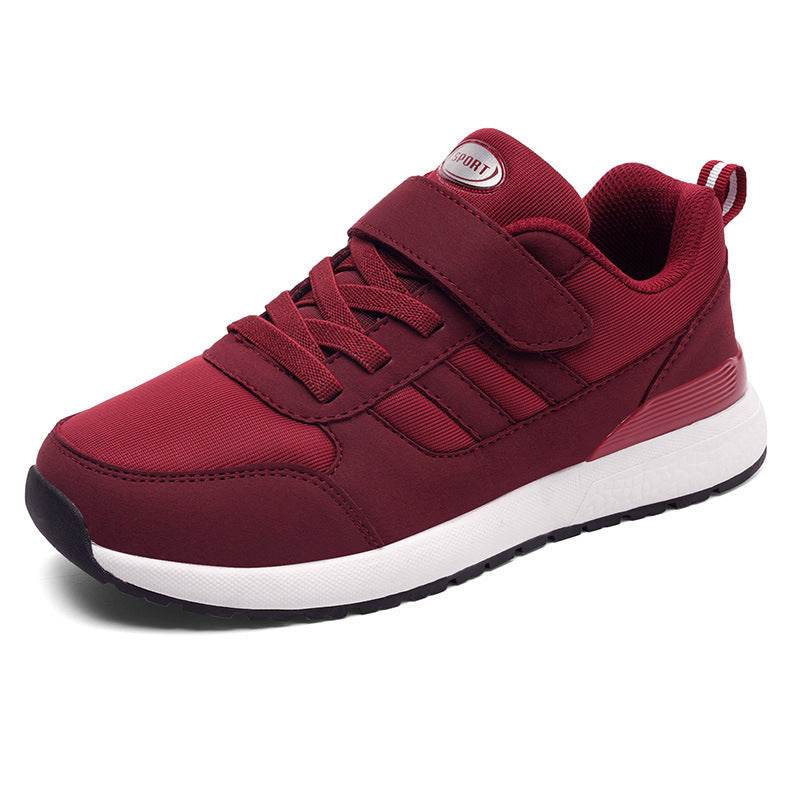 Buycenter Casual Sneakers for Middle-aged - Soft Bottom, Velcro Closure - Buy Center