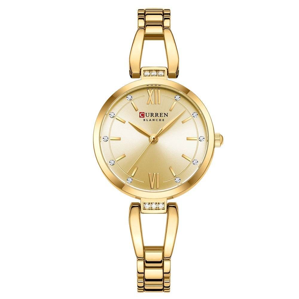 Elegant Small Dial Women's Quartz Watch - Stylish & Waterproof Design - Buy Center