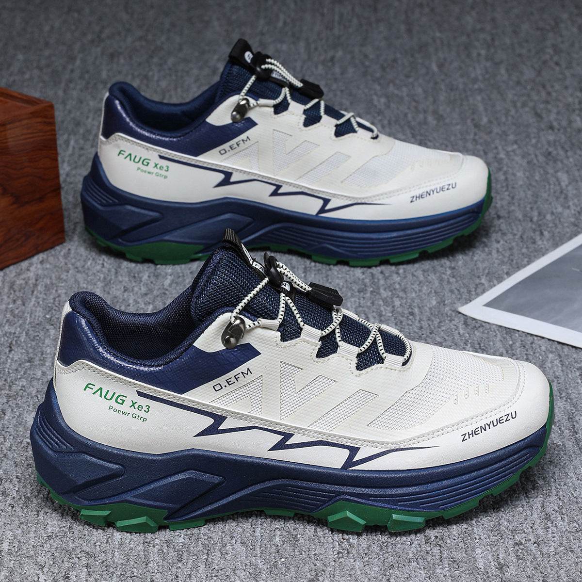 Buycenter Men’s Colorblock Sneakers - Casual Hiking & Running Shoes - Buy Center