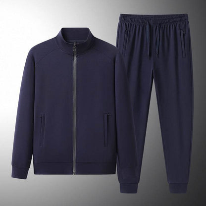 Buycenter Men's Tencel Sports Suit - Spring & Autumn Sweatshirt & Pants - Buy Center