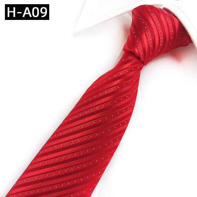 Elegant Red Polyester Fabric Tie - Perfect for Weddings & Formal Events - Buy Center