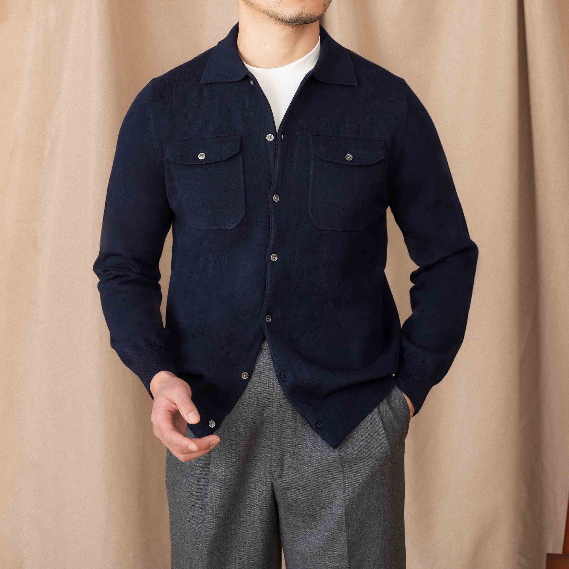 Trendy Solid Color Sweater Coat for Men - Stylish, Cozy & Modern - Buy Center