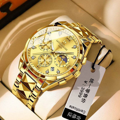 Elegant Waterproof Tungsten Steel Quartz Business Watch - 2025 Style - Buy Center