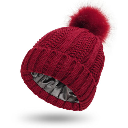 Stylish Woolen Cap - Trendy Knit Stretch Hat for Women, Warm & Windproof - Buy Center