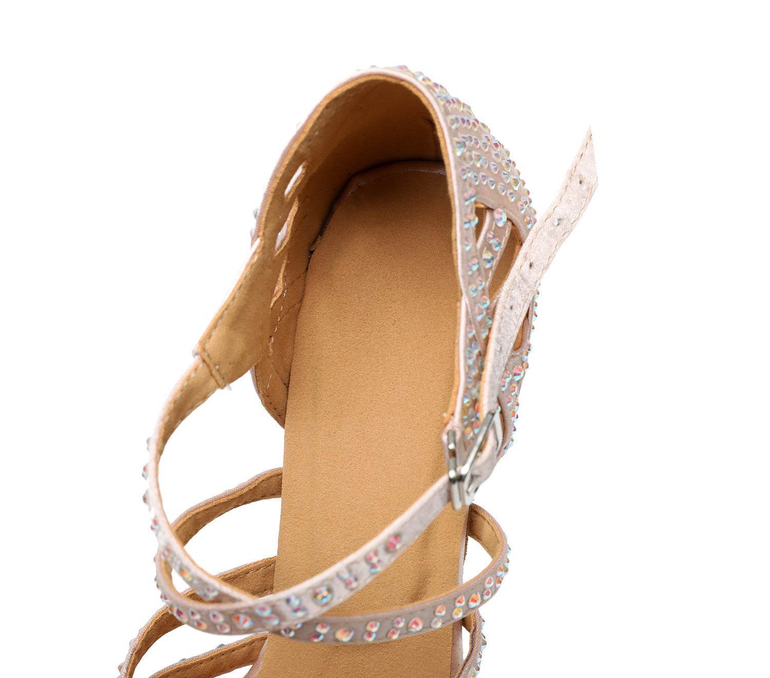 Buycenter Women's Diamond Latin Dance Shoes - Trendy Soft Sole Footwear - Buy Center