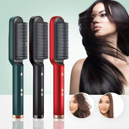 Straight Comb Curling Iron - Negative Ions for Healthy, Frizz-Free Hair - Buy Center