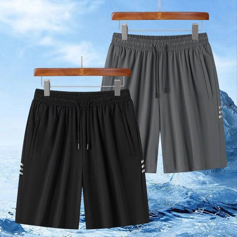 Buycenter Cotton Quick-Drying Straight Shorts - Casual & Comfortable Fit - Buy Center