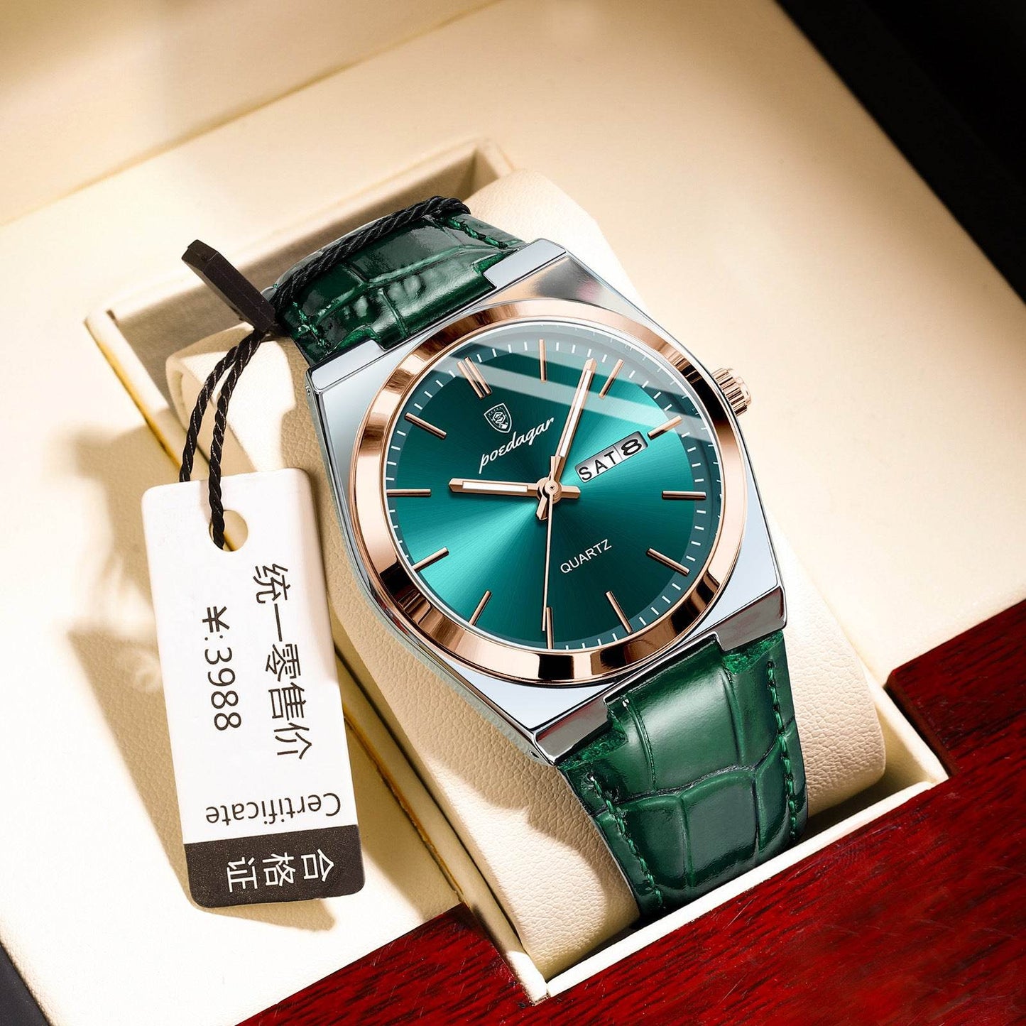 Ultra-Thin Men's Waterproof Quartz Watch - Stylish & Casual Elegance - Buy Center