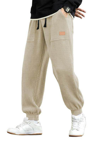 Men's Loose Corduroy Overalls - Comfortable Jogging Pants, Trendy Styles 2025 - Buy Center