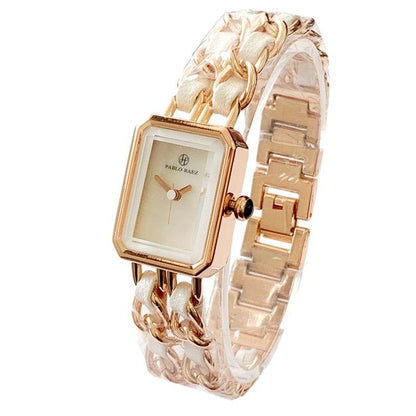 Buy Center Women's Square Dial Watch - Elegant Stainless Steel Design - Buy Center