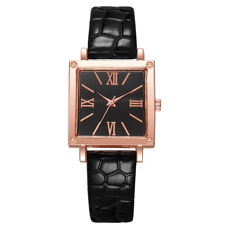 Affordable Luxury Square Watch - Bamboo Pattern for Women's Fashion - Buy Center