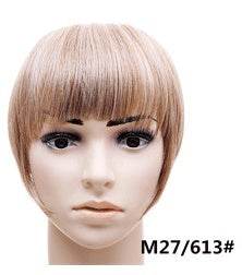 Stylish Synthetic Hair Bangs - Easy Apply Blunt Cut Hairpiece Accessory - Buy Center