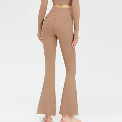 High Waist Peach Yoga Pants - Super Stretch Fitness Leggings for Women - Buy Center