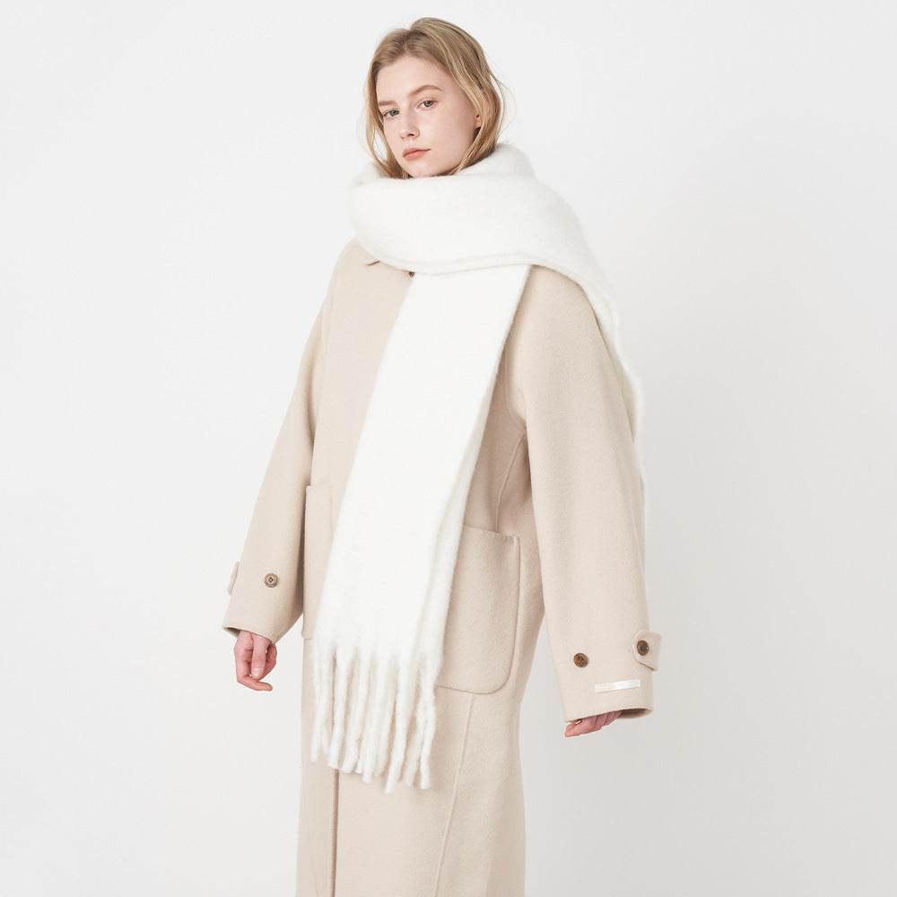 All-Match Cashmere-Like Tassel Scarf for Women - Warm & Stylish Accessories - Buy Center