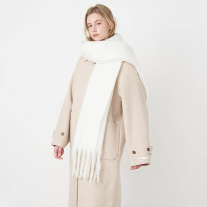 All-Match Cashmere-Like Tassel Scarf for Women - Warm & Stylish Accessories - Buy Center