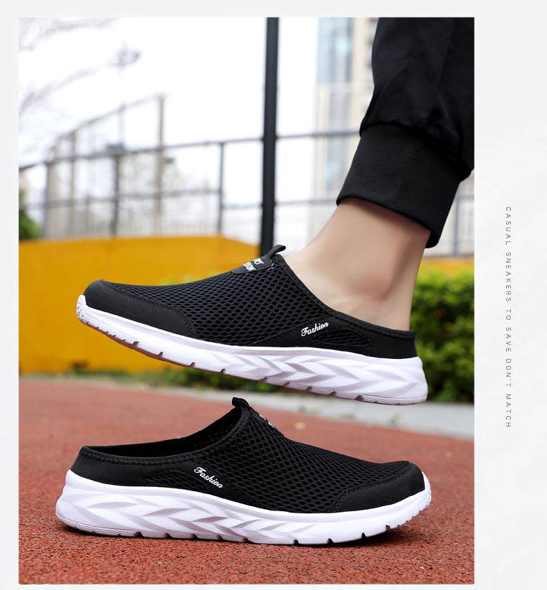 Leisure Sports Half Slippers - Lightweight Mesh Shoes for Men 2025 - Buy Center