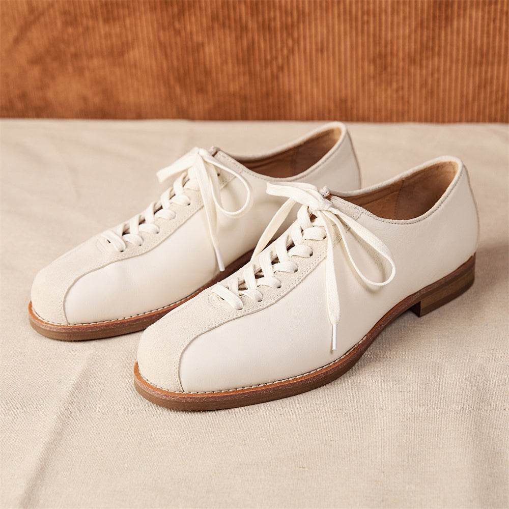Men's Vintage Cowhide Platform Shoes - Wear-Resistant Formal Footwear - Buy Center