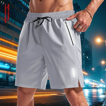 Buycenter Men's Quick-Dry Luminous Shorts - Casual, Loose Fit & Stylish - Buy Center