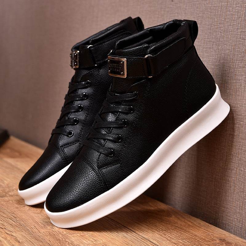 Buycenter Men's High-Top Sneakers - Casual Vulcanize Shoes for Leisure - Buy Center