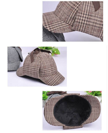 Buycenter Vintage Plaid Baseball Caps - Double Brim for Men & Women - Buy Center