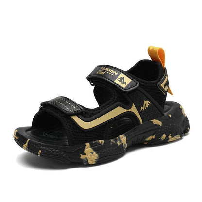 Stylish Children's Soft Leather Sandals - Non-Slip Fashion for Kids - Buy Center