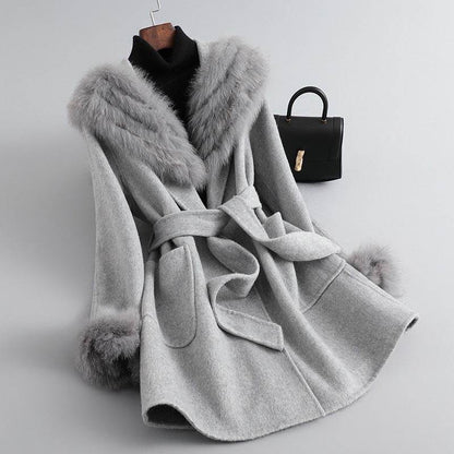 Buycenter Women's Slim Fit Sheepskin Coat - Perfect for Autumn & Winter - Buy Center