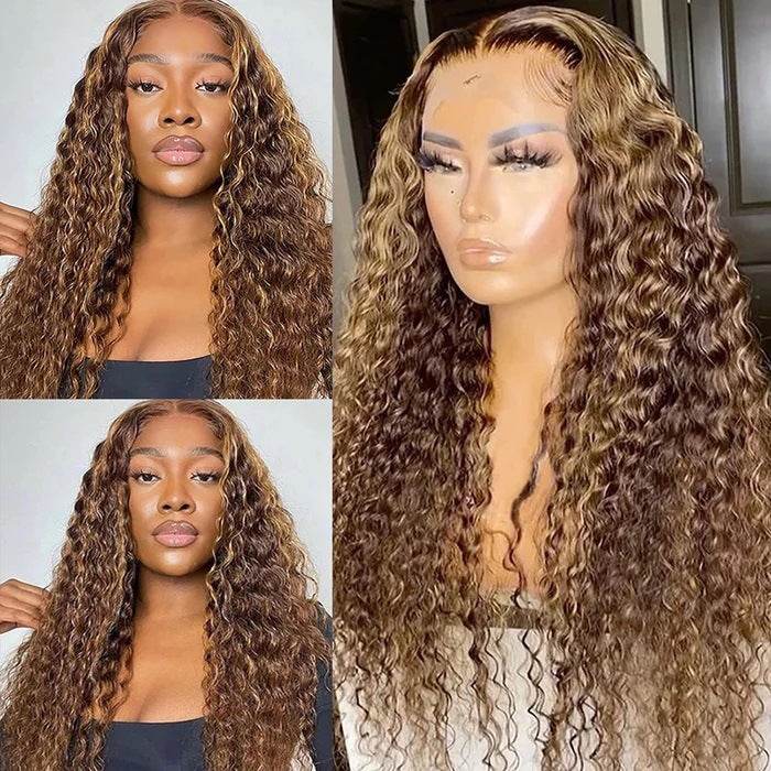P427 13x6 Water Wave Lace Front Wig - 100% Human Hair, Stylish & Versatile - Buy Center
