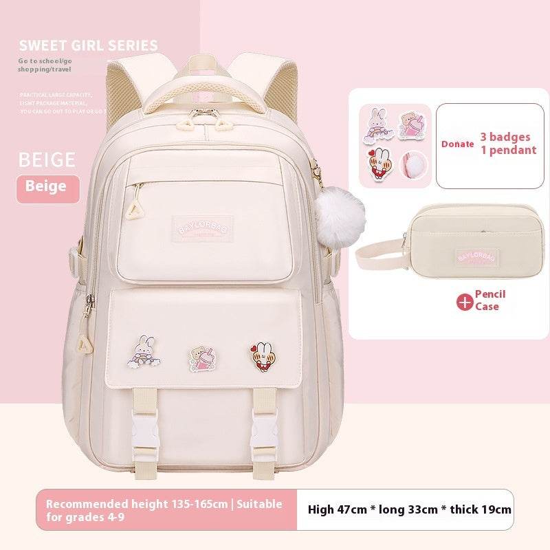 Large Capacity Student Backpack - Comfortable Design for Grades 1-12 - Buy Center