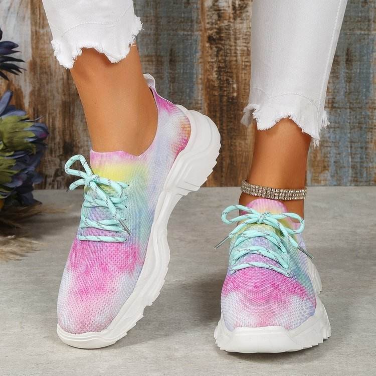 Casual Flower Sports Shoes for Women - Stylish Comfort & Plus Sizes - Buy Center