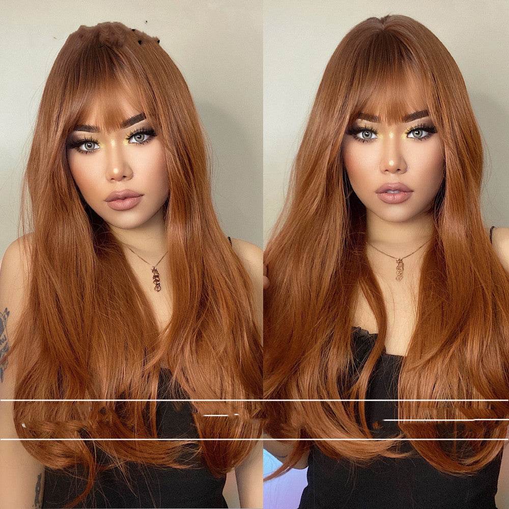 Air Bangs Tail Curl Scottish Curls Wig - Luxurious Human Hair Lace - Buy Center