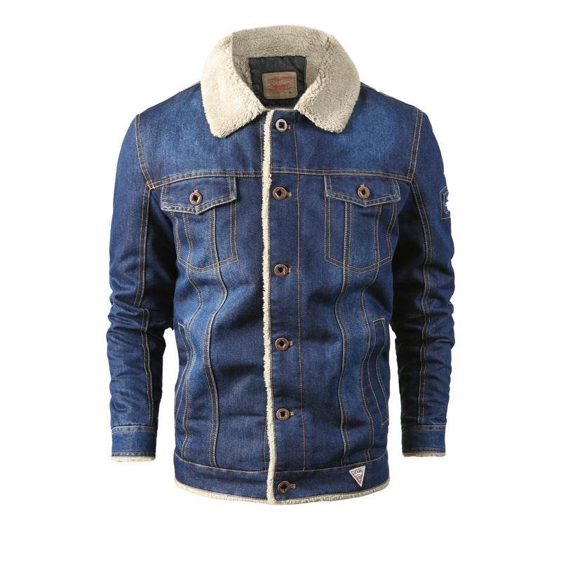 Trendy Denim Jacket for Men - Casual Loose Fit, Long Sleeve Style - Buy Center