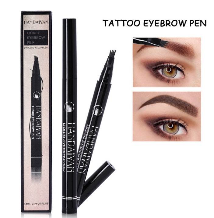 Microblading Eyebrow Pencil - Waterproof Fork Tip for Flawless Brows - Buy Center
