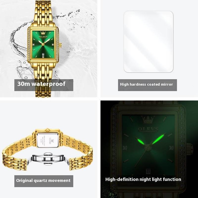 Women's Square Fashion Quartz Watch - Waterproof, Stylish & Modern - Buy Center