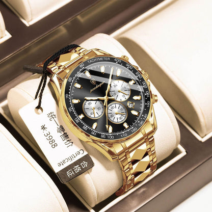 Stylish Waterproof Luminous Men's Quartz Watch - Modern Design 2025 - Buy Center