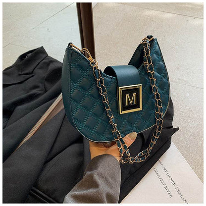 Women's Rhombus Chain Messenger Bag - Stylish & Versatile Crossbody 2025 - Buy Center