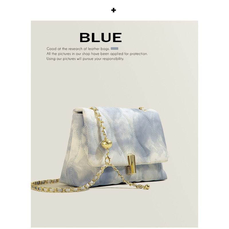 Elegant Texture Chain Crossbody Bag - Stylish Small Square Evening Bag - Buy Center