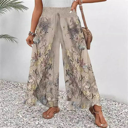 Buycenter Women's Casual Wide-Leg Pants - Stylish High Waist Fashion - Buy Center