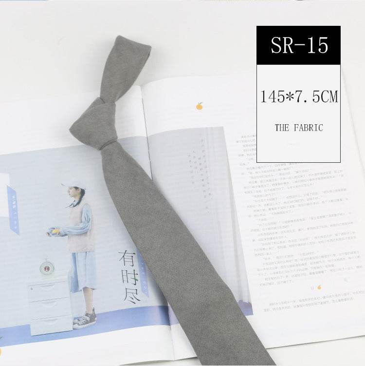 Korean Style Unisex Suede Bow Tie - Trendy Casual Accessory 2025 - Buy Center