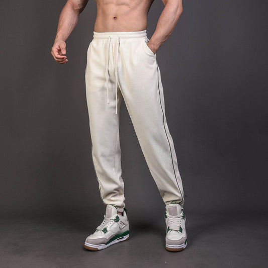Reflective Slim Fit Running Pants for Men - Stylish Sports Sweatpants - Buy Center