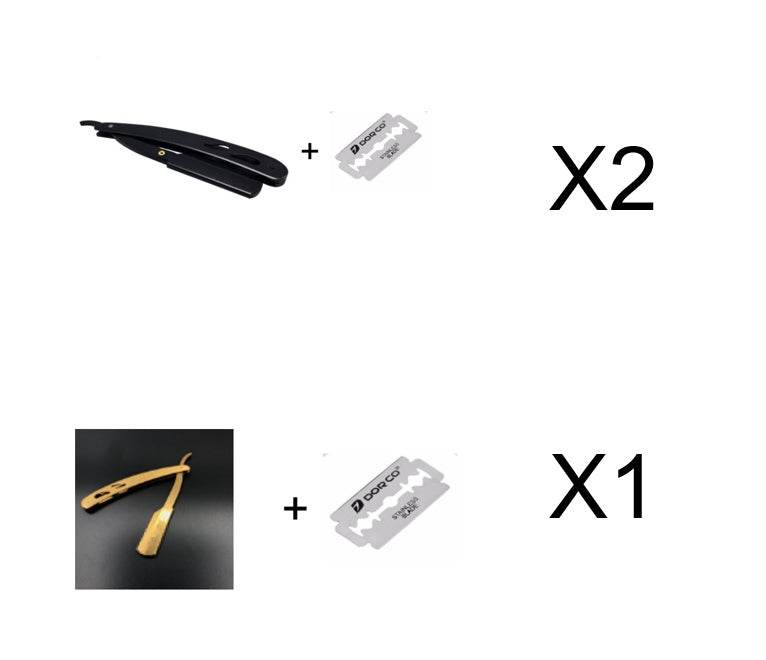 Premium Stainless Steel Razor - 10 Blades for Smooth and Precise Shaving - Buy Center