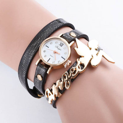 Buy Center DIY Angel Pendant Quartz Watch - Elegant Women's Timepiece - Buy Center