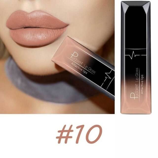 Makeup Matte Lip Gloss Lipstick - Long-Lasting, Waterproof, 21 Colors - Buy Center