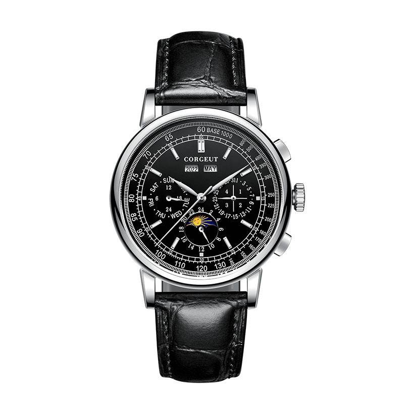Men's Automatic Mechanical Watch - Waterproof Calendar & Stylish Design - Buy Center
