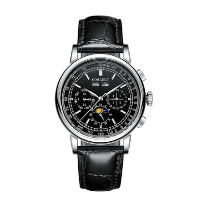 Men's Automatic Mechanical Watch - Waterproof Calendar & Stylish Design - Buy Center