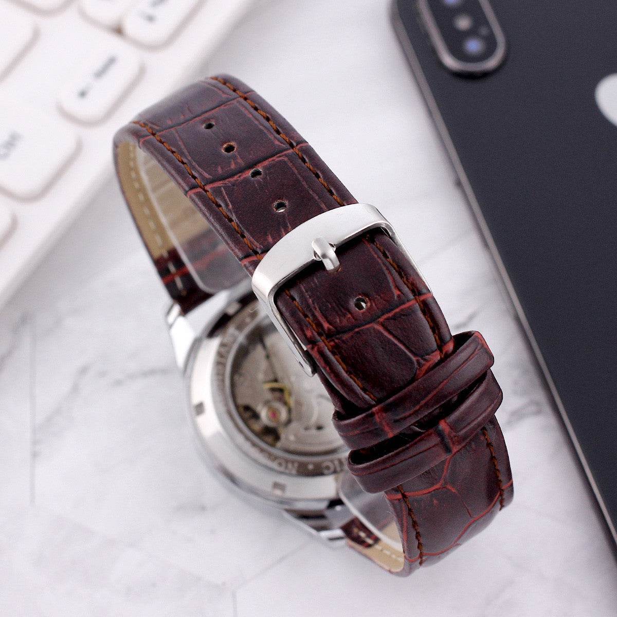 Men's Mechanical Quartz Watch - Stylish & Waterproof for Business 2025 - Buy Center